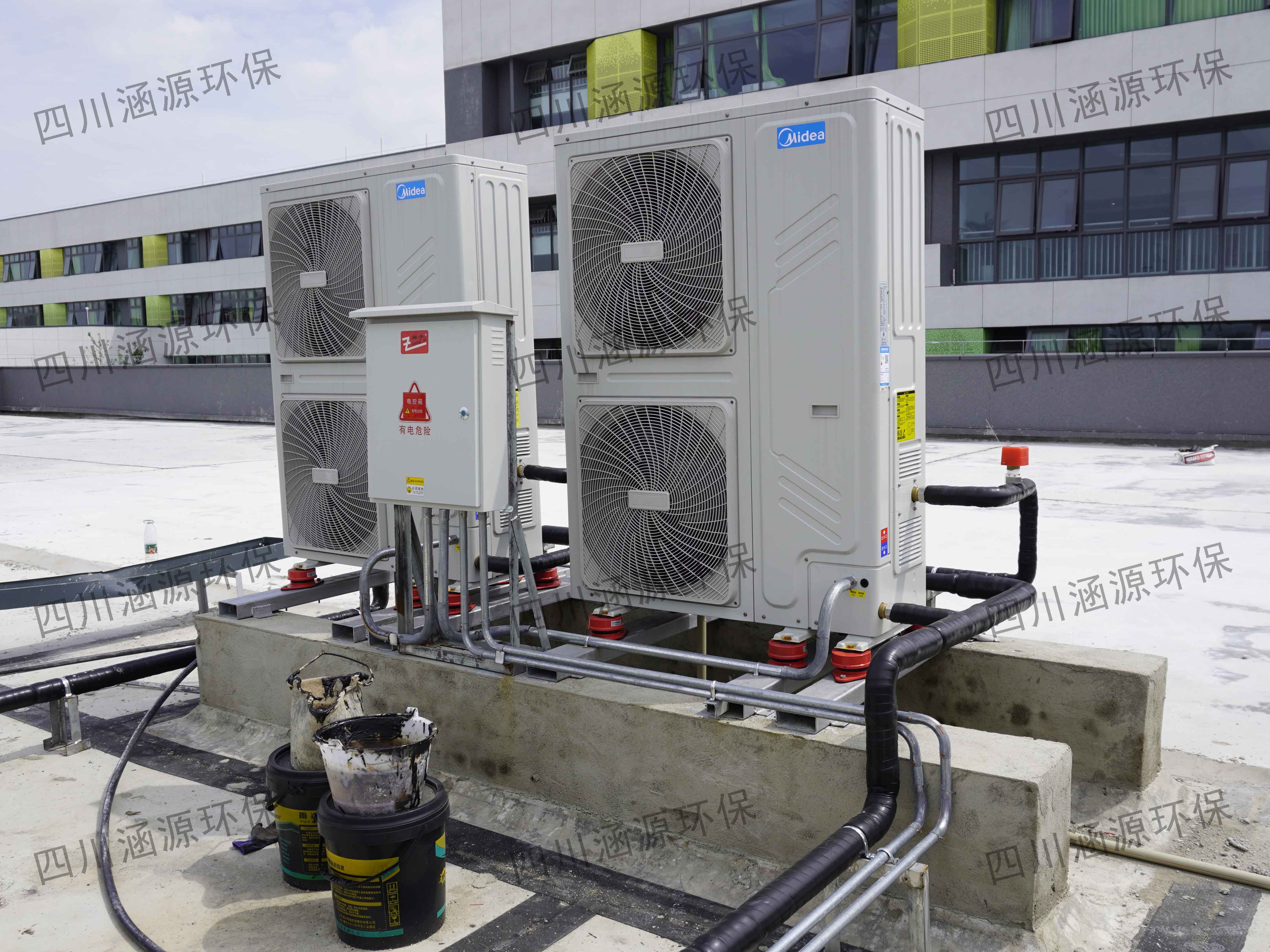 空氣能中央熱水系統